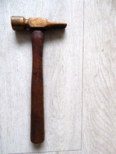 Vintage Hammer with Brass Head