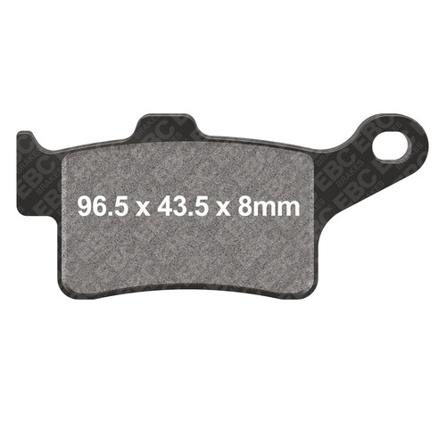 Brake pad rear fit - pad,