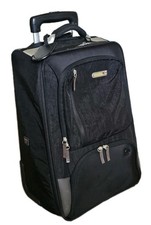 ANTLER Cabin Suitcase Size S Lightweight Hybrid 2 Wheels Lock Black Was £135