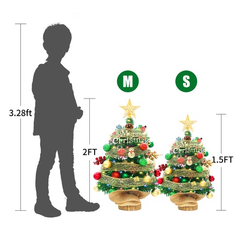 2ft tabletop christmas tree - tabletop,