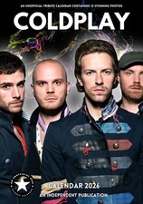COLDPLAY 2026 Wall Calendar A3