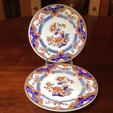 2x ANTIQUE COPELAND IMARI