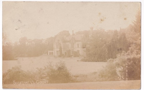 Rppc postcard shadwell court - rppc,