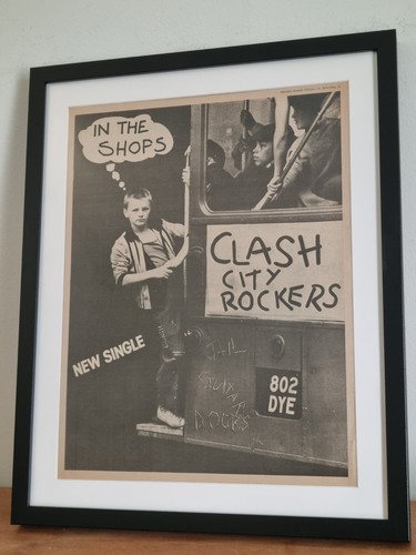 The clash original - clash, framed