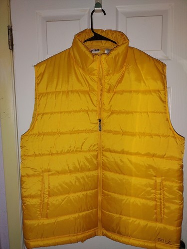 Vintage fila puf vest - vintage,