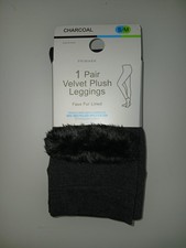 BNWT Charcoal Velvet Plush