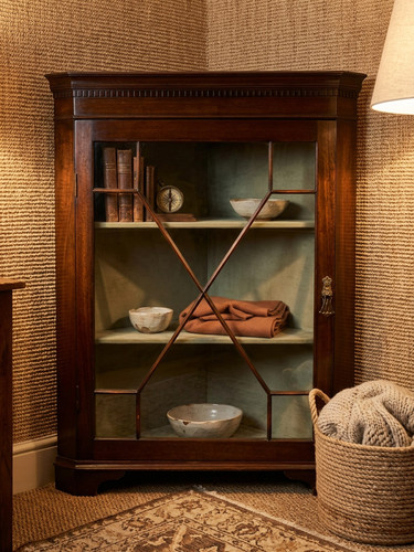 Antique mahogany corner unit - corner,