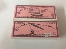 Langley Models 00 scale Ruston Bucyrus 22-RB dragline/demolition white metal kit