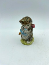 Miss Moppet Beatrix Potter Beswick Figurine, Vintage Hand Painted