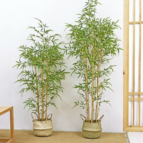 Faux potted artificial bamboo - faux,