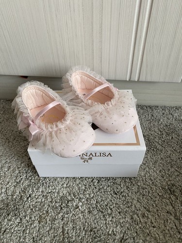 Monnalisa pink baby shoes - shoes,