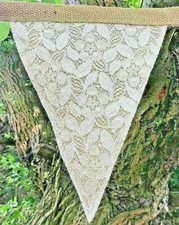 Hessian and lace wedding - hessian,