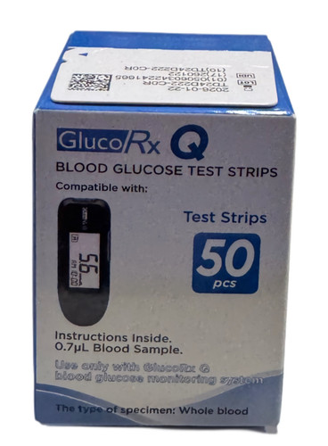 Glucorx blood glucose - glucose, test