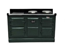 Dolls House 4 Oven Green Aga Stove 1:12 Cooker Miniature Kitchen Furniture