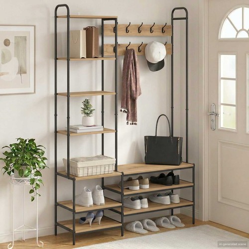 Vidaxl coat stand with shoes - coat,