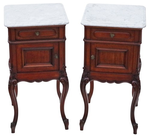 Antique 1920 pair marble - antique, of