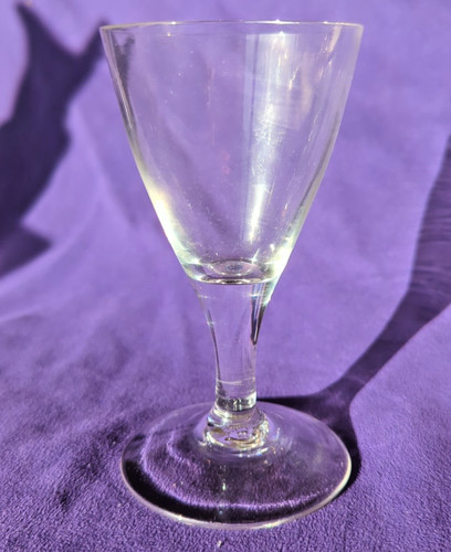 Antique georgian wine glass - wine,