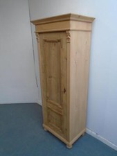 The Prettiest Antique/Old Pine 1 Door Storage Cupboard to Wax/Paint