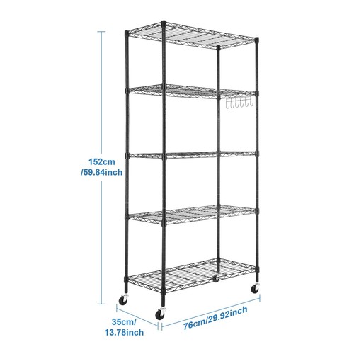 Tier chrome metal storage - 5,