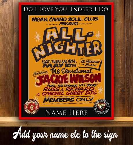 Personalised wigan casino - personalised,