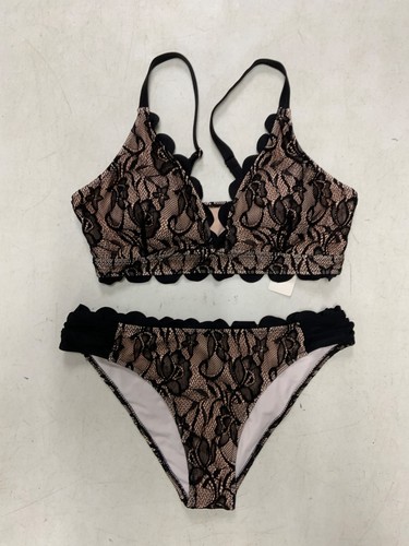 Beachsissi black floral lace - black,