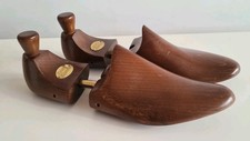 Russell & Bromley Wooden Shoe Trees Dark Brown Size UK 7 - 632 Made in England