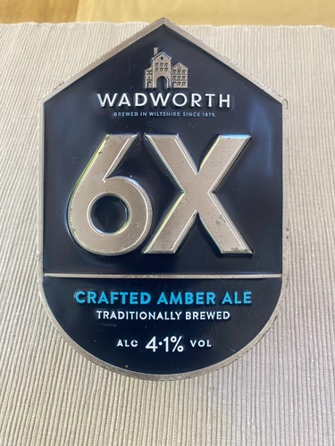Wadworth metal beer pump - wadworth,