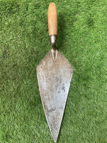 Vintage brick laying trowel - brick,