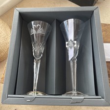 Pair Waterford Crystal Wedding