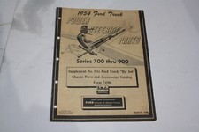 NOS 1954 FORD TRUCK SERIES 700-900 POWER STEERING PARTS BOOKLET