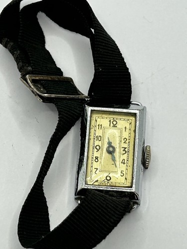 Antique watch art deco swiss - art,