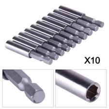 10X 1/4"Professional Magnetic Impact Screwdriver Bit Holder For Milwaukee DeWalt