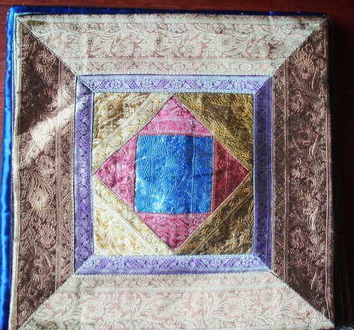Vintage cushion throw - throw, pillow