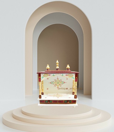 Wooden pooja mandir indian - wooden,