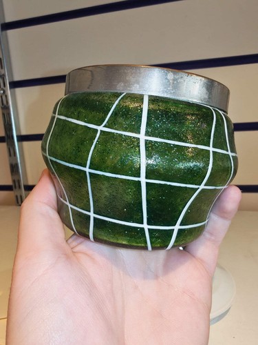 Vintage green art glass - vintage,