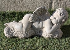 Lying Cherub Memorial Ornament