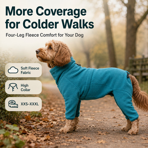 Dog fleece jacket - jacket, winter