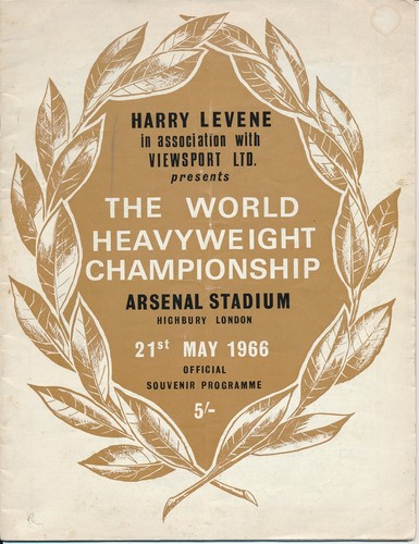 Boxing programme 1966 - boxing,