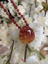 Lola Rose Fire Agate Necklace Faceted