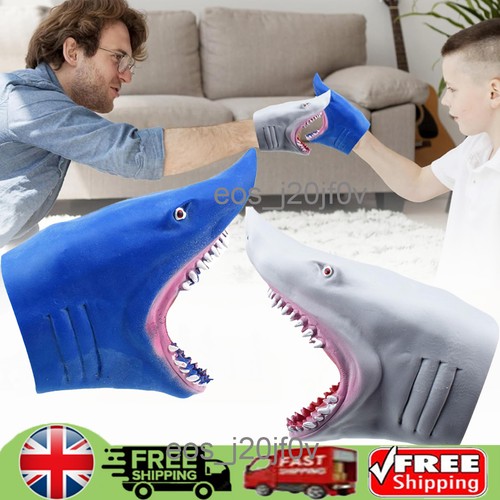 Soft shark puppet - shark,