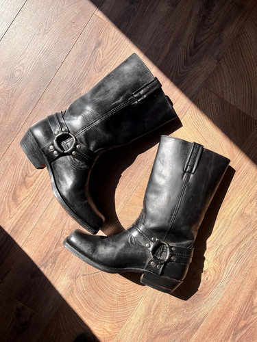Vintage loblan leather cowboy - leather,