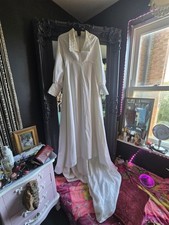 White wedding dress vintage - white,