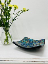Small Mosaic Square Plate -