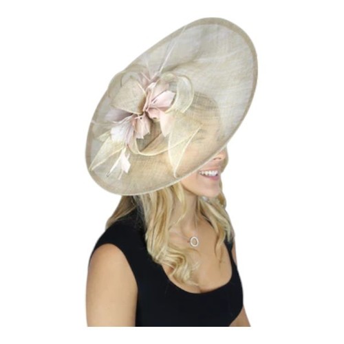 Large flower feather hatinator - large,