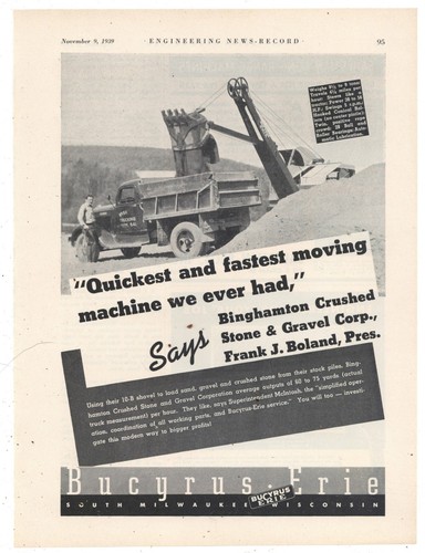 1939 bucyrus erie - 1939,