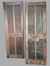 Huge Pair of Oak Double Gazed Doors