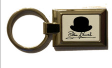 Laurel & Hardy Keyring Signed