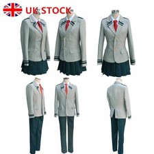 My Boku No Hero Cosplay Academia OCHACO URARAKA Coat Dress Uniforms Costume Set