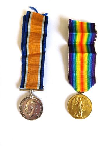 British ww1 medals victory - british,