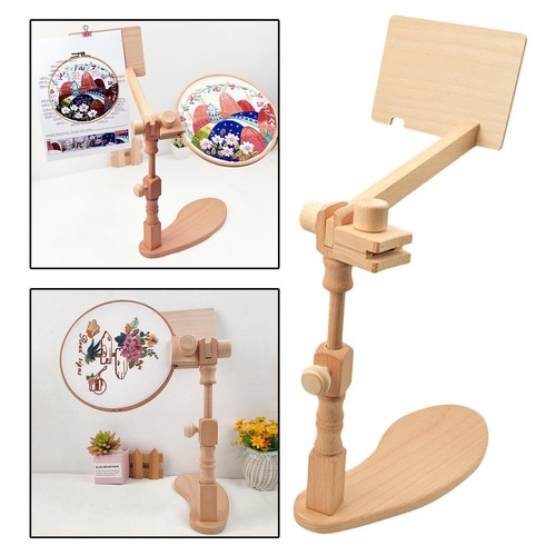 Wooden cross stitch rack - wooden,